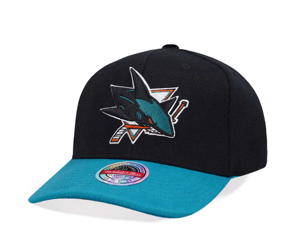 Mitchell & Ness San Jose Sharks Team Two Tone Update Snapback Cap