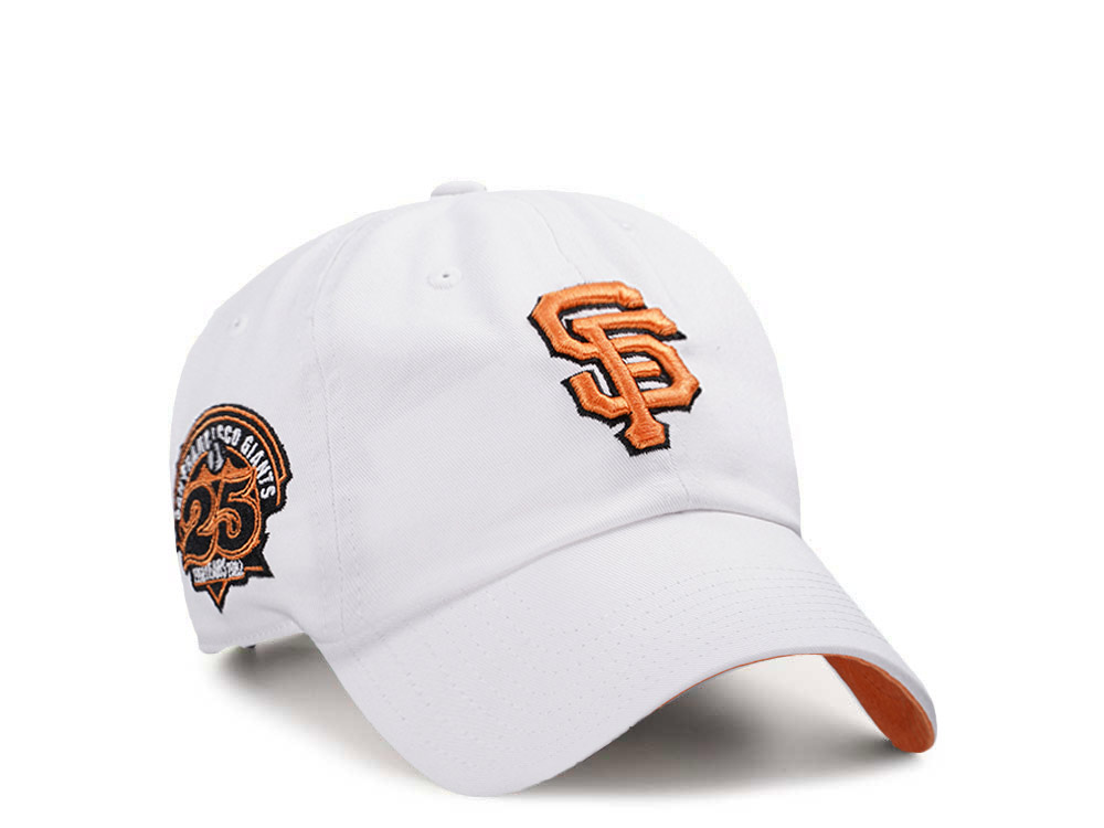 47Brand San Francisco Giants White Clean up Strapback Hat