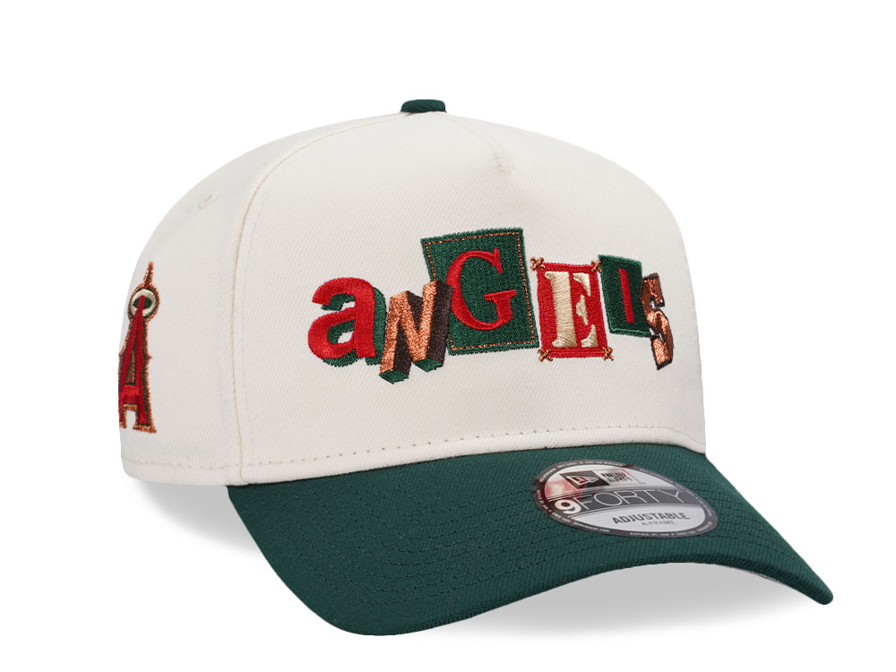 New Era Anaheim Angels Script Chrome Two Tone Edition 9Forty A Frame Snapback Cap