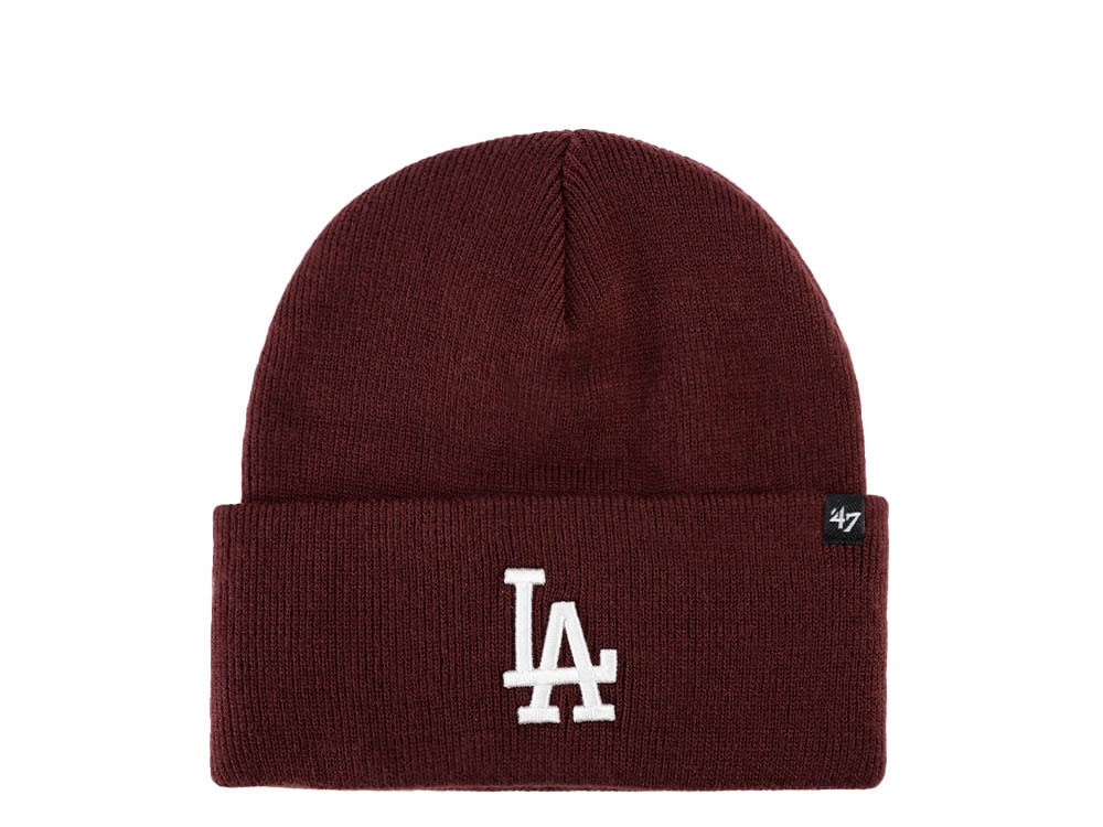 47 Brand Los Angeles Dodgers Maroon Edition Cuff Knit