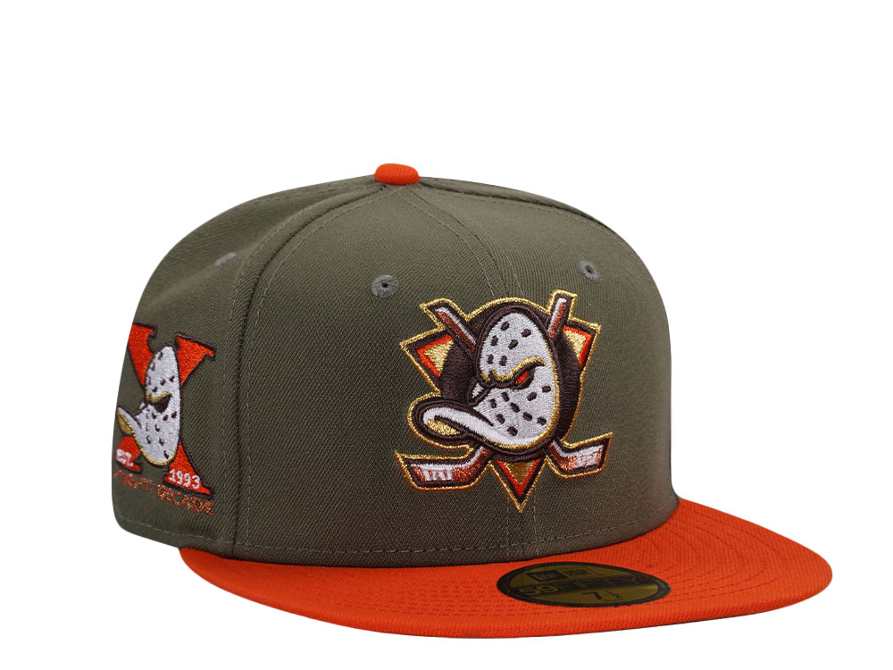 New Era Anaheim Ducks 10th Anniversary Hunting Two Tone Edition 59Fifty Fitted Cap