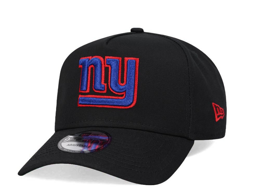 New Era New York Giants Black 9Forty A Frame Snapback Cap