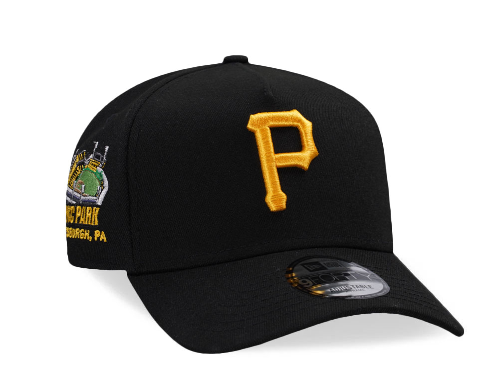 New Era Pittsburgh Pirates PNC Park Black Edition 9Forty A Frame Snapback Cap