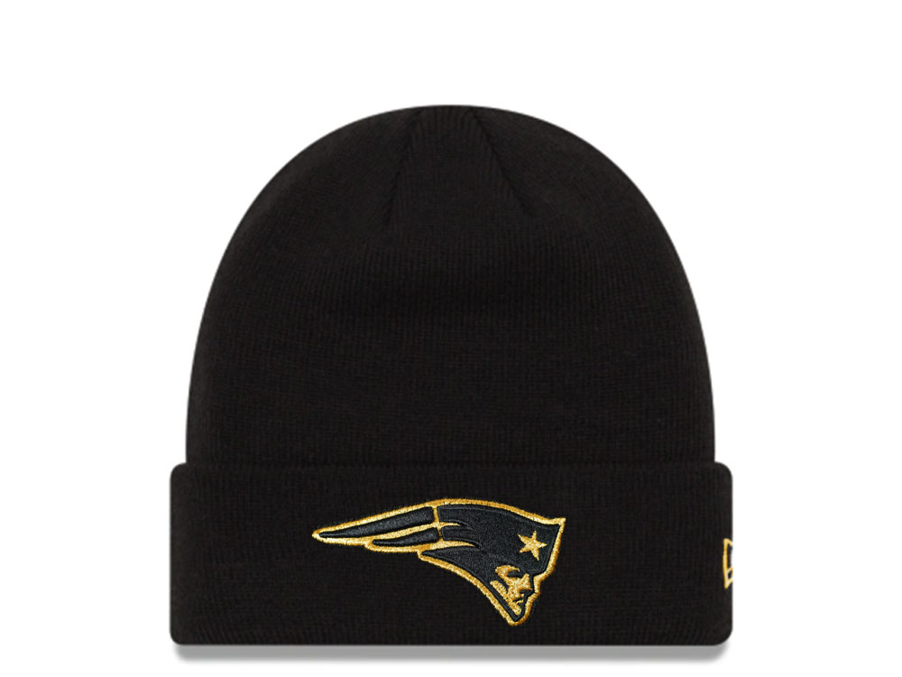 New Era New England Patriots All about Black and Gold Knit