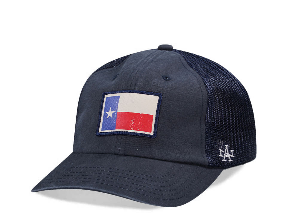 American Needle Texas Badger Navy Trucker Strapback Hat