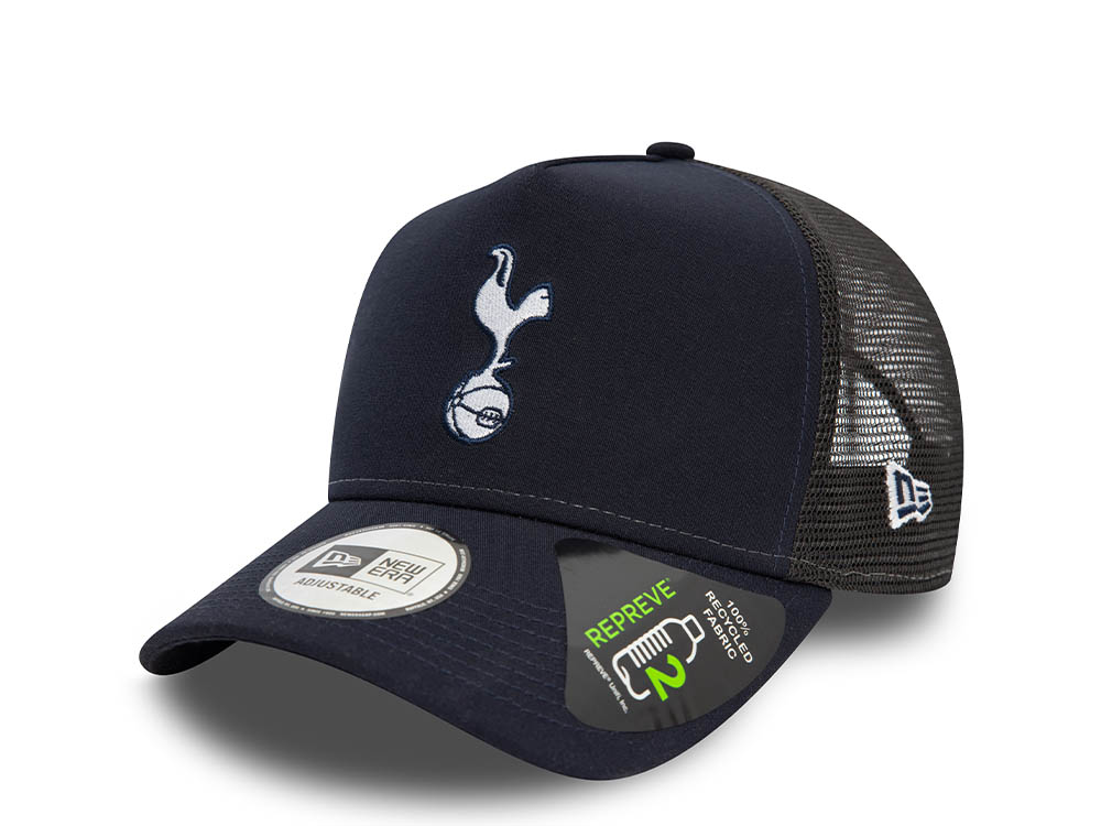 New Era Tottenham Hotspur Navy Trucker A Frame Snapback Hat