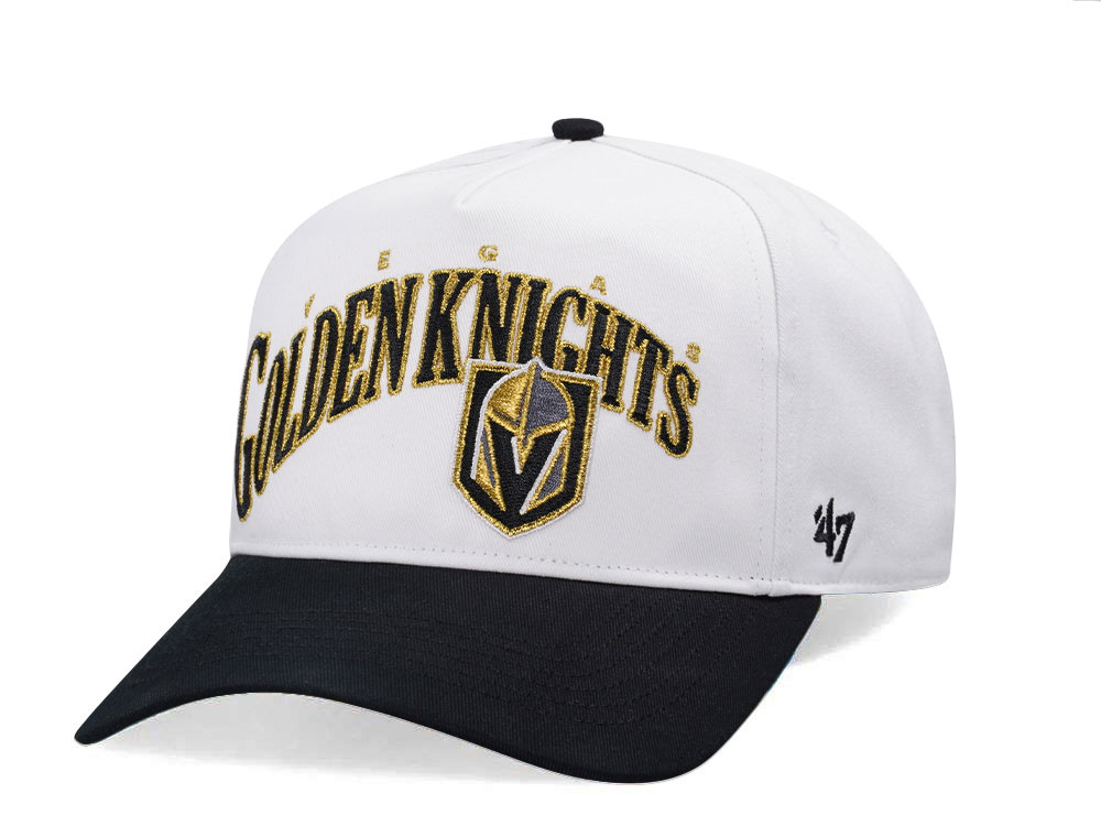 47Brand Vegas Golden Knight White Wave Hitch Snapback Hat