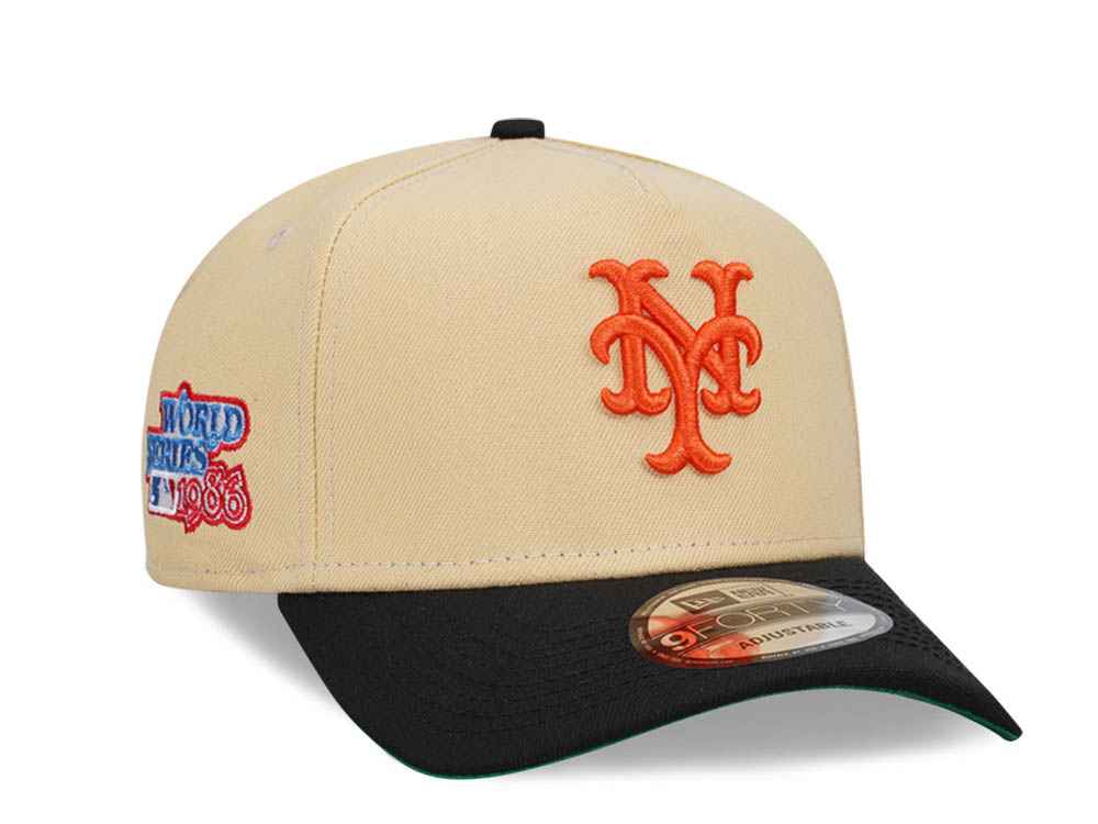 New Era New York Mets World Series 1986 Two Tone Throwback Edition 9Forty A Frame Snapback Cap