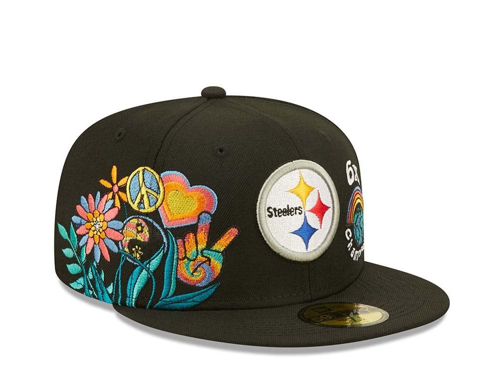 New Era Pittsburgh Steelers 6x Champions - Black Groovy Edition 59Fifty Fitted Casquette