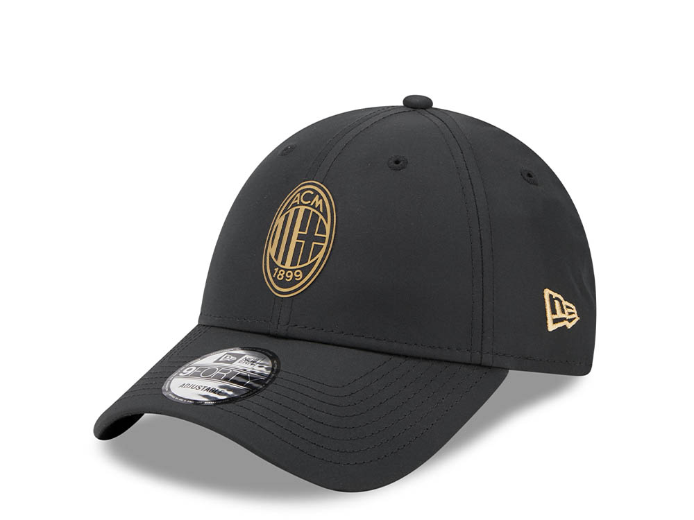 New Era AC Milan Black 9Forty Strapback Cap