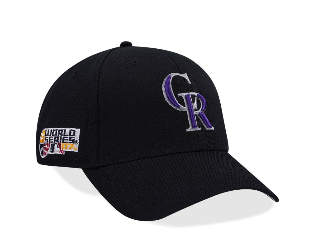 47Brand Colorado Rockies World Series 2007 Navy Sure Shot MVP Snapback Hat