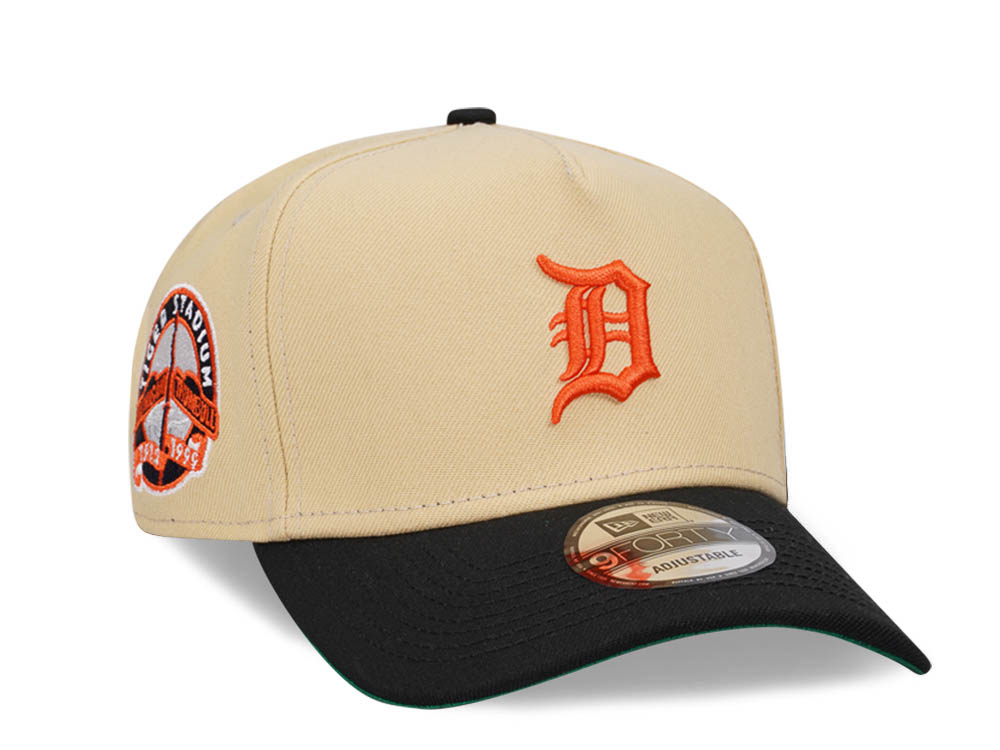 New Era Detroit Tigers Tiger Stadium Two Tone Throwback Edition 9Forty A Frame Snapback Cap