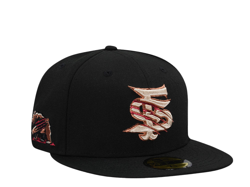 New Era Fresno Grizzlies Crossover Black Prime Edition 59Fifty Fitted Cap