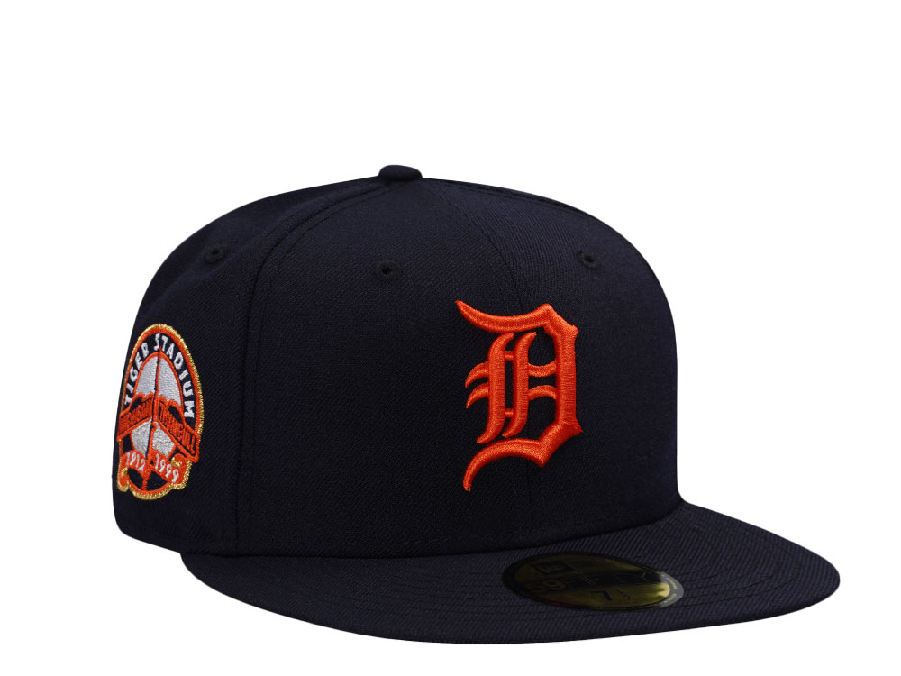 New Era Detroit Tigers Stadium Patch Wool Throwback Edition 59Fifty Fitted Cap