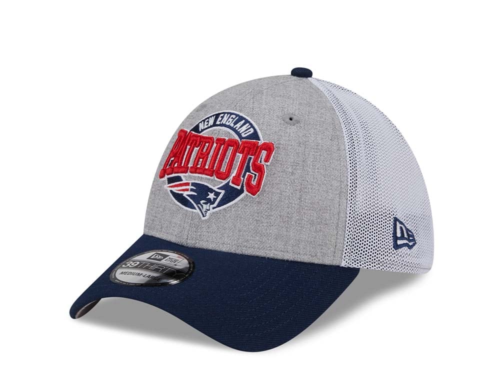 New Era New England Patriots Heather E3 Two Tone Edition 39Thirty Stretch Cap