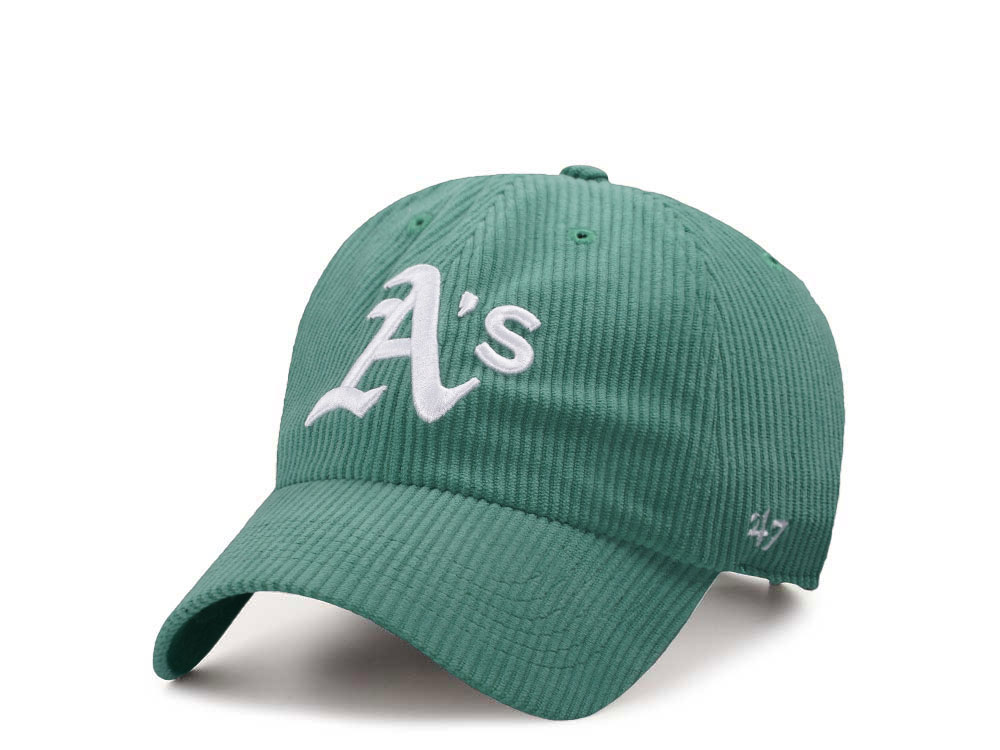 47Brand Oakland Athletics Green Cord Clean up Snapback Cap