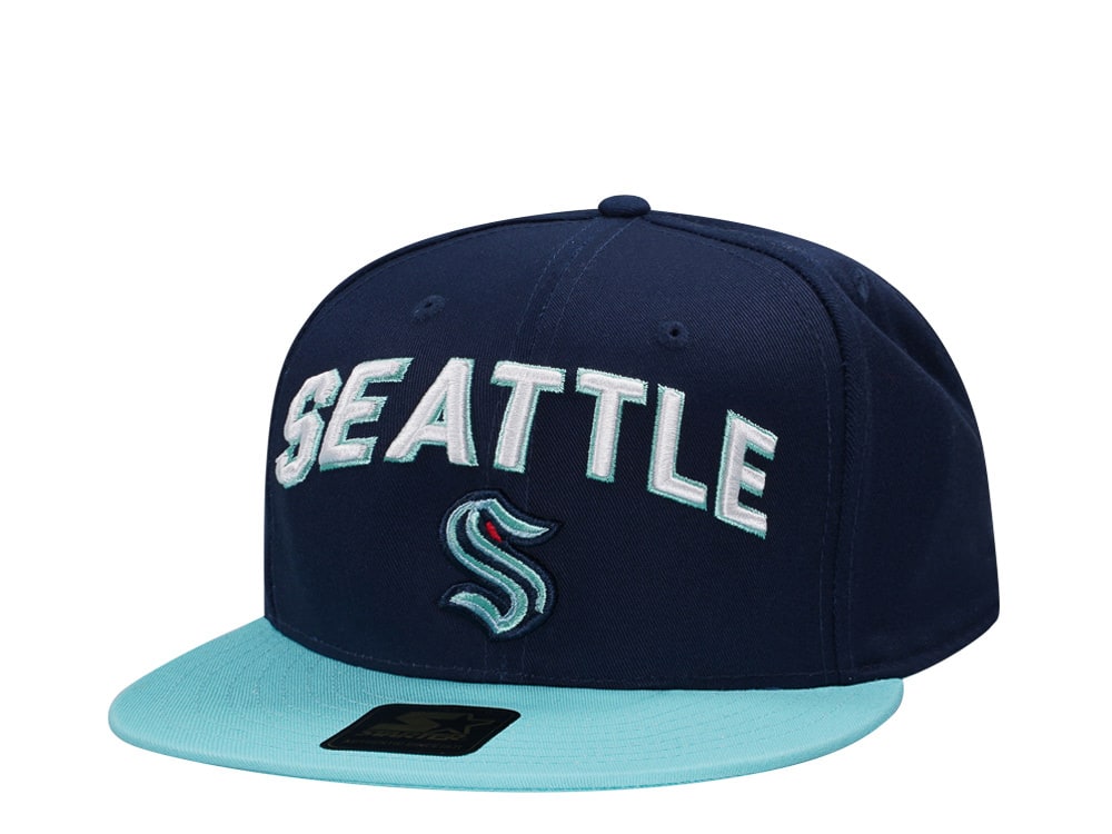 Starter Seattle Kraken Faceoff Two Tone Snapback Cap