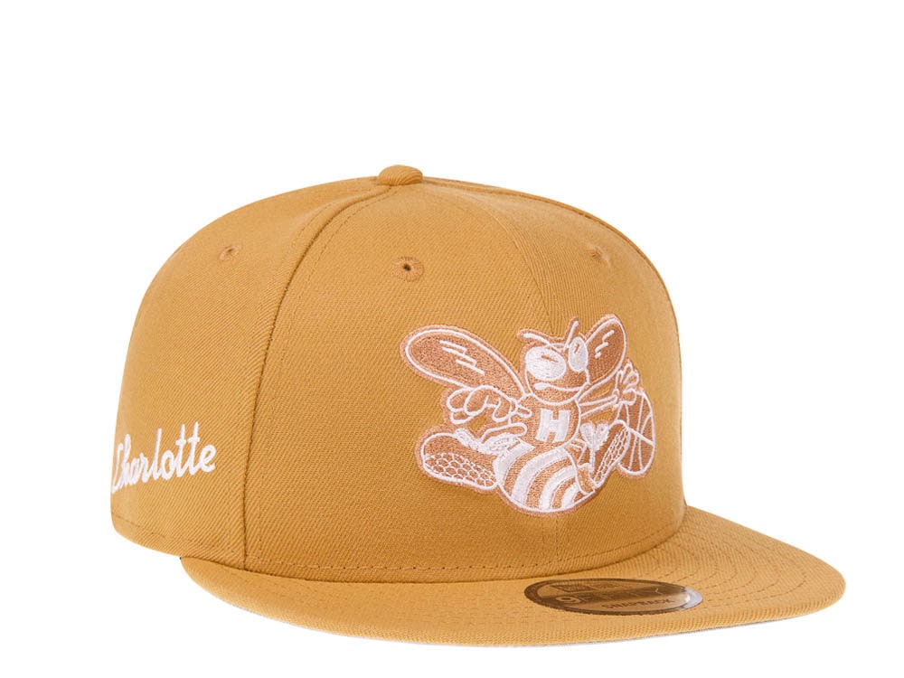 New Era Charlotte Hornets Pan Tan Edition 9Fifty Snapback Cap