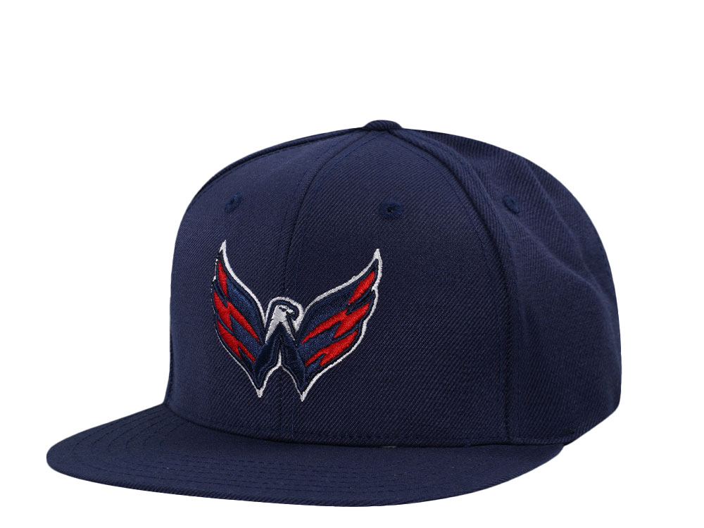 American Needle Washington Capitals 400 Series Navy Snapback Hat