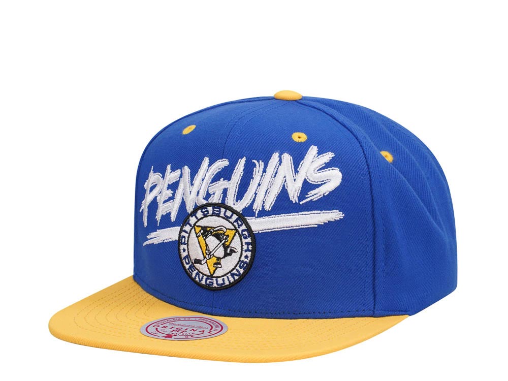 Mitchell & Ness Pittsburgh Penguins Transcript Two Tone Snapback Cap