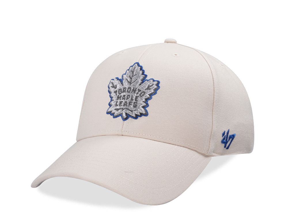 47Brand Toronto Maple Leafs Natural Metallic MVP Snapback Hat