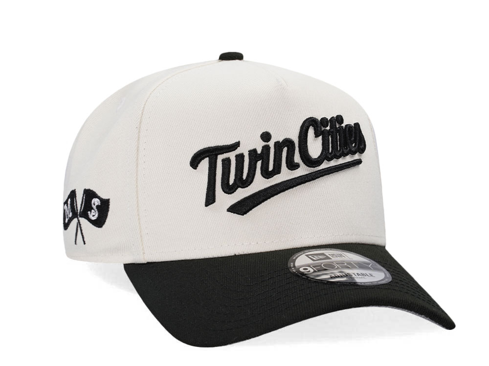 New Era Minnesota Twins Chrome Two Tone Edition A Frame Snapback Cap