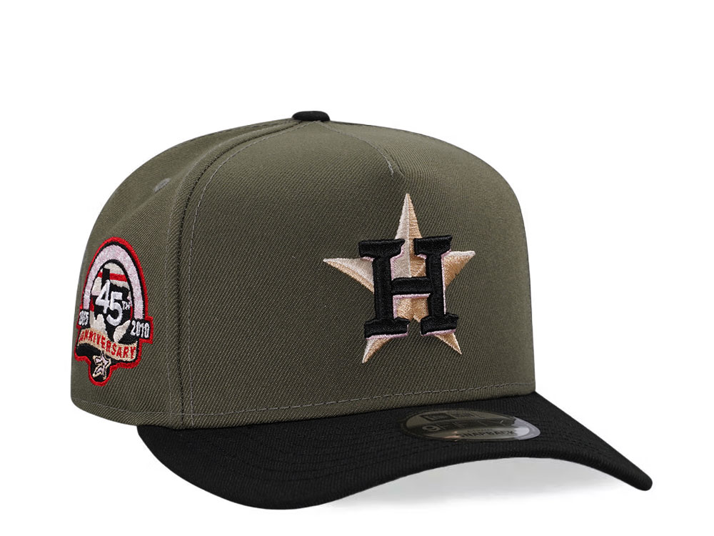 New Era Houston Astros 45th Anniversary Two Tone Edition 9Fifty A Frame Snapback Cap