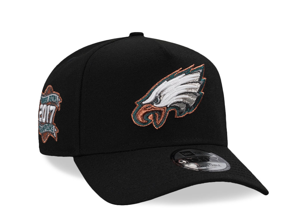 New Era Philadelphia Eagles Super Bowl Champions 2017 Prime Edition 9Forty A Frame Snapback Cap