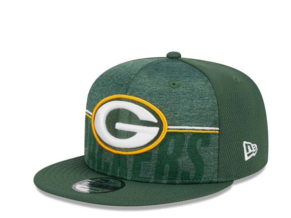 New Era Green Bay Packers NFL Training Camp 23 Green 9Fifty Snapback Cap