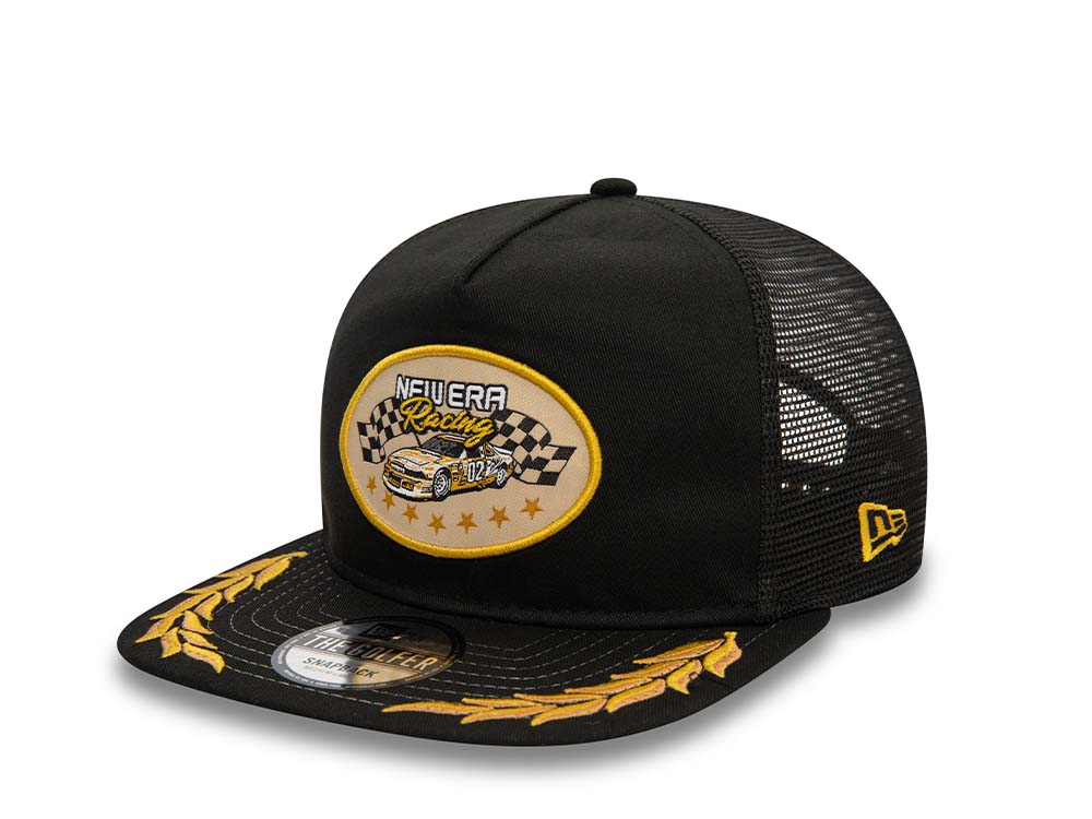 New Era Motorsport Racing Trucker Golfer Snapback Hat