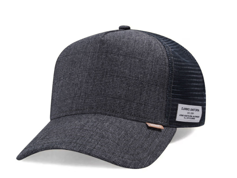 Djinns HFT Glencheck Grey Trucker Snapback Cap