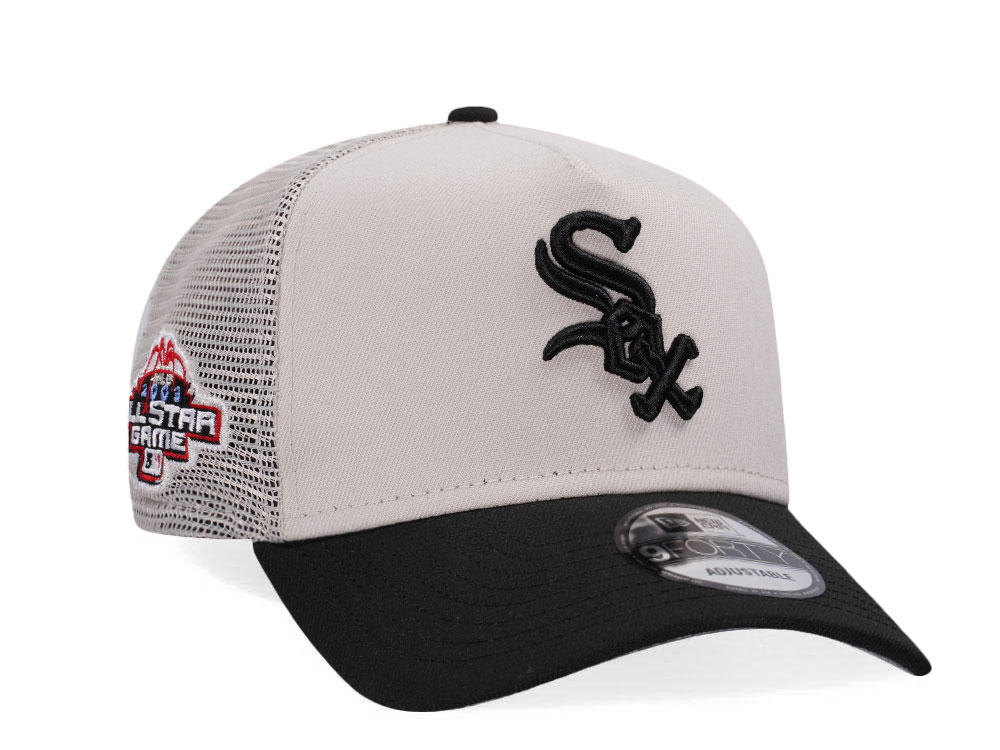 New Era Chicago White Sox All Star Game 2003 Stone Two Tone Edition Trucker 9Forty A Frame Snapback Cap