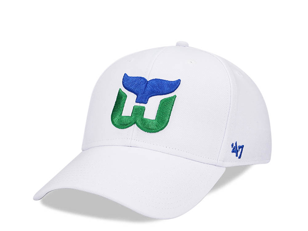 47Brand Hartford Whalers Vintage White MVP Snapback Hat