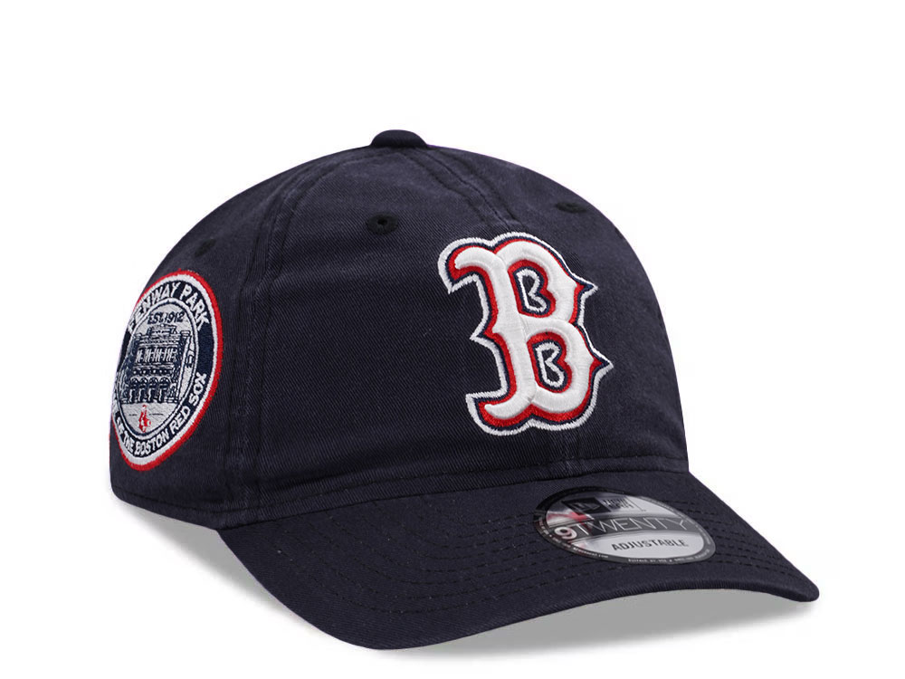 New Era Boston Red Sox Stadium Patch Navy Edition 9Twenty Strapback Cap