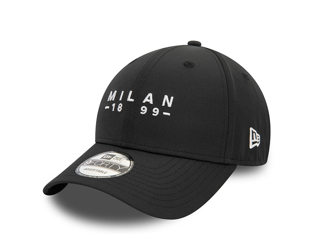 New Era AC Milan Black Script 9Forty Strapback Hat