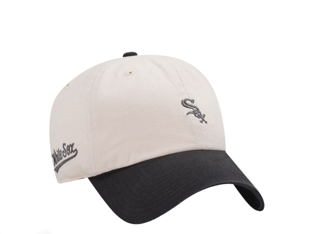 47Brand Chicago White Sox Natural Base Runner Clean up Snapback Cap