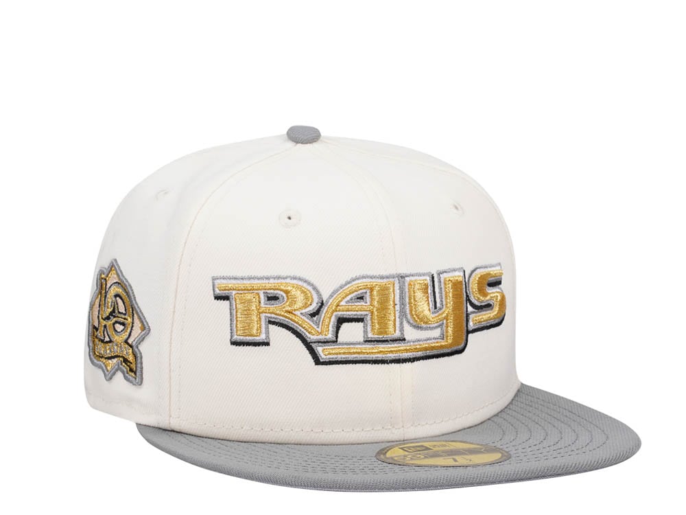 New Era Tampa Bay Rays 10 Seasons Chrome Prime Two Tone Edition 59Fifty Fitted Cap