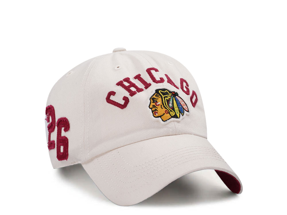 47Brand Chicago Blackhawks Sandstorm Clubhouse Clean up Snapback Cap