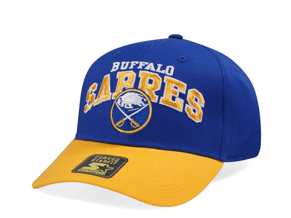 Starter Buffalo Sabres Crowd Pleaser Edition Blue Curved Snapback Cap