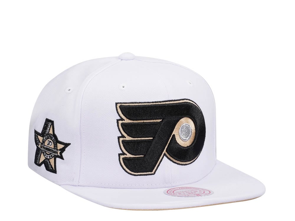 Mitchell & Ness Philadelphia Flyers 25th Anniversary Winter White Snapback Cap