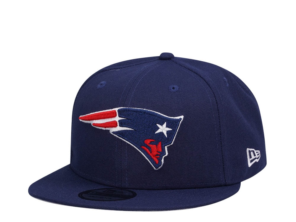 New Era New England Patriots Navy Classic Edition 9Fifty Snapback Cap