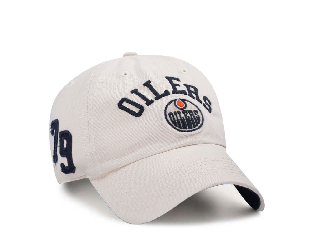 47Brand Edmonton Oilers Sandstorm Clubhouse Clean up Snapback Cap