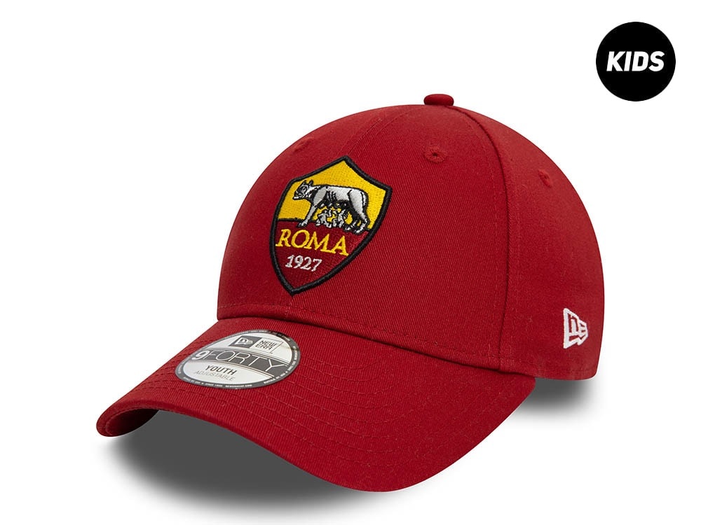 New Era AS Roma Maroon Kids 9Forty Strapback Hat