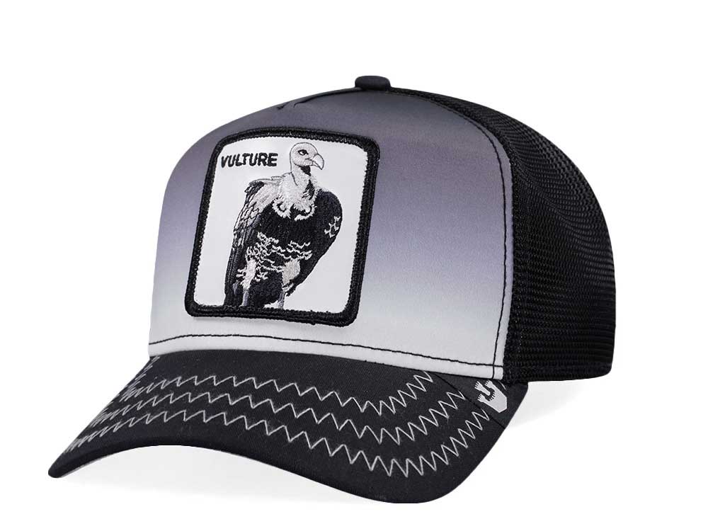 Goorin Bros Vulture Back of Buzzard Black Trucker Snapback Cap