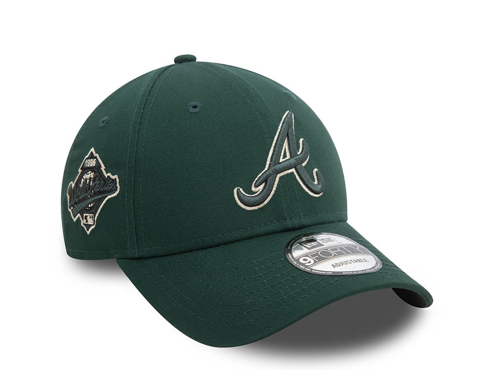 New Era Atlanta Braves World Series 1995 Green 9Forty Strapback Cap