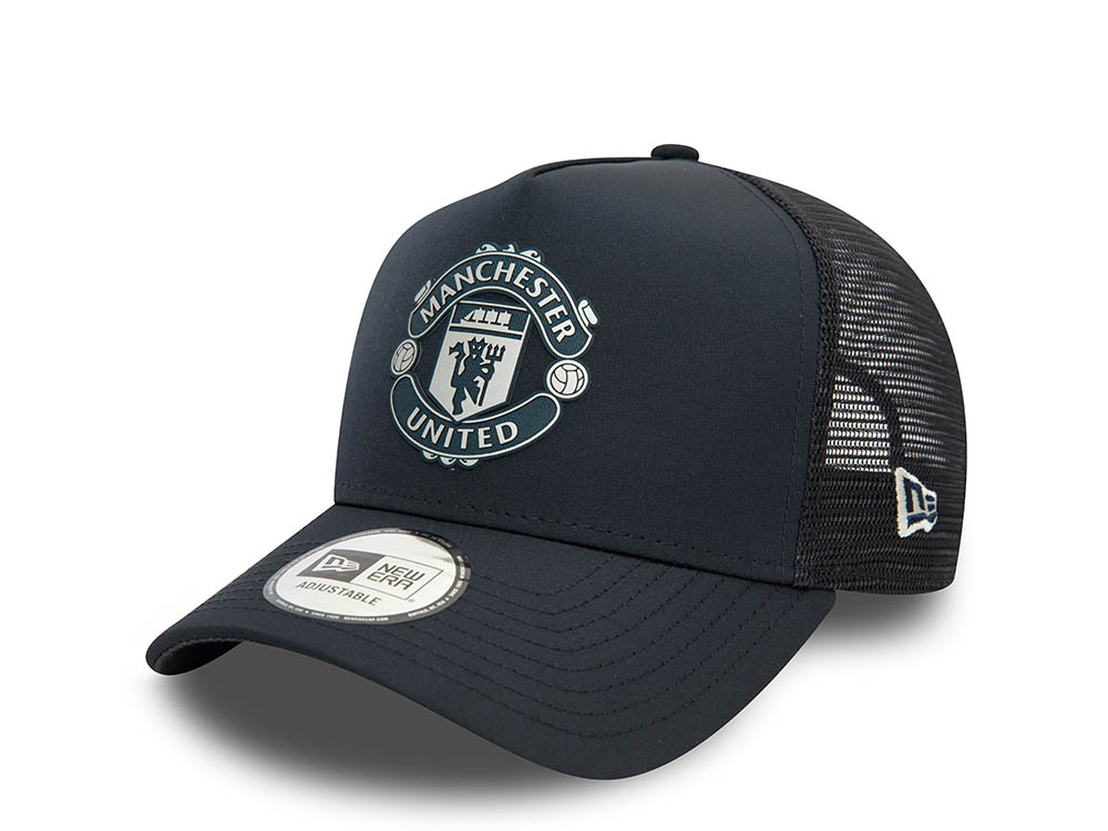 New Era FC Chelsea Black A Frame Trucker Snapback Hat