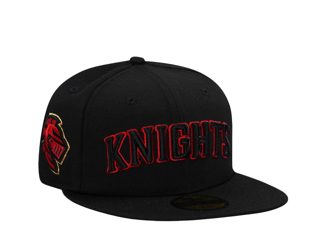 New Era Charlotte Knights Black and Red Editon 59Fifty Fitted Cap