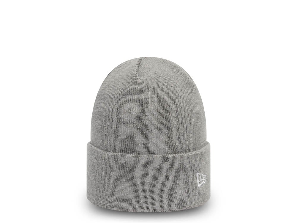 New Era Essential Cuff Beanie Gray Knit