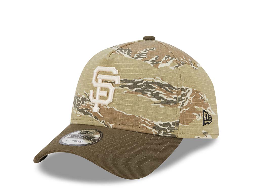 New Era San Francisco Giants Tiger Camo Two Tone 9Forty A Frame Snapback Cap