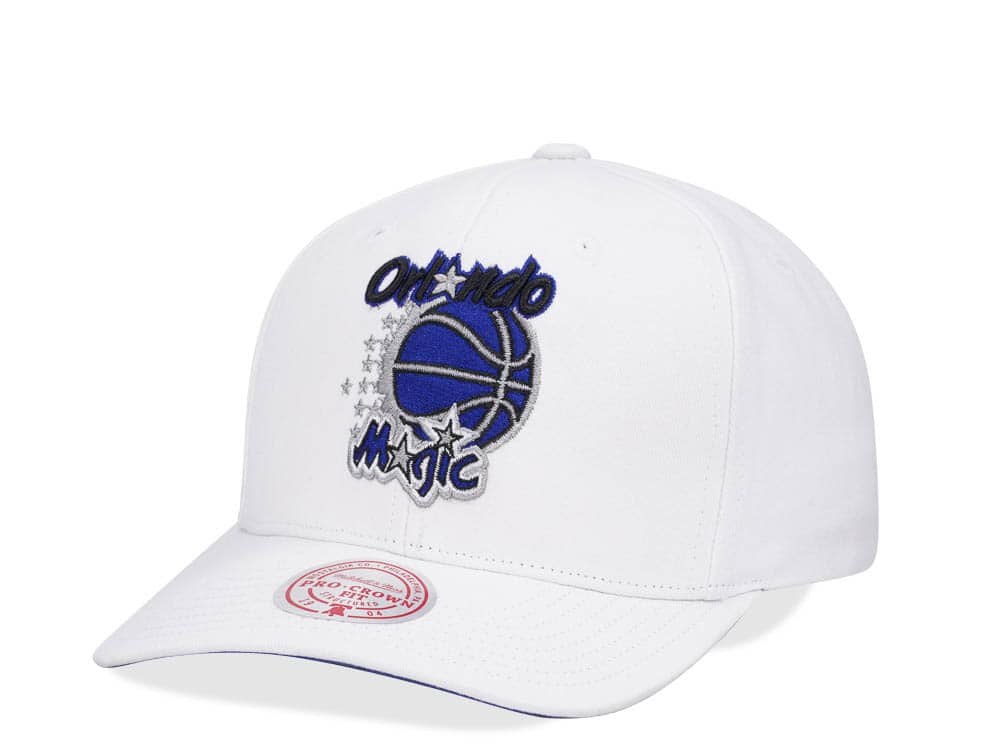 Mitchell & Ness Orlando Magic All in Pro White Snapback Cap